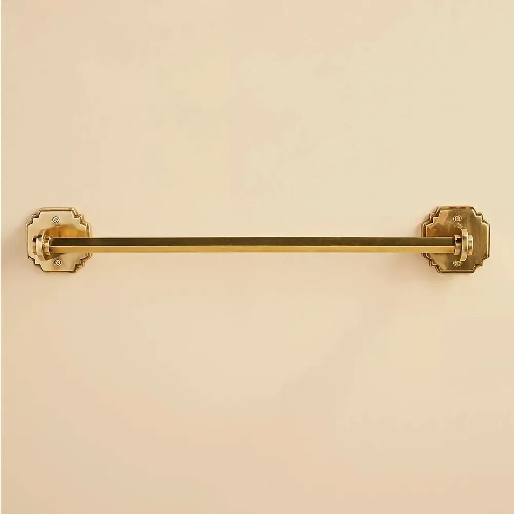 New Anthropologie Raina Brass Towel Bar